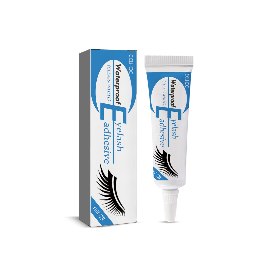 EELHOE false eyelash glue by eprolo, lightweight self-adhesive eyelash adhesive, gentle and non-irritating, shown on a white background.