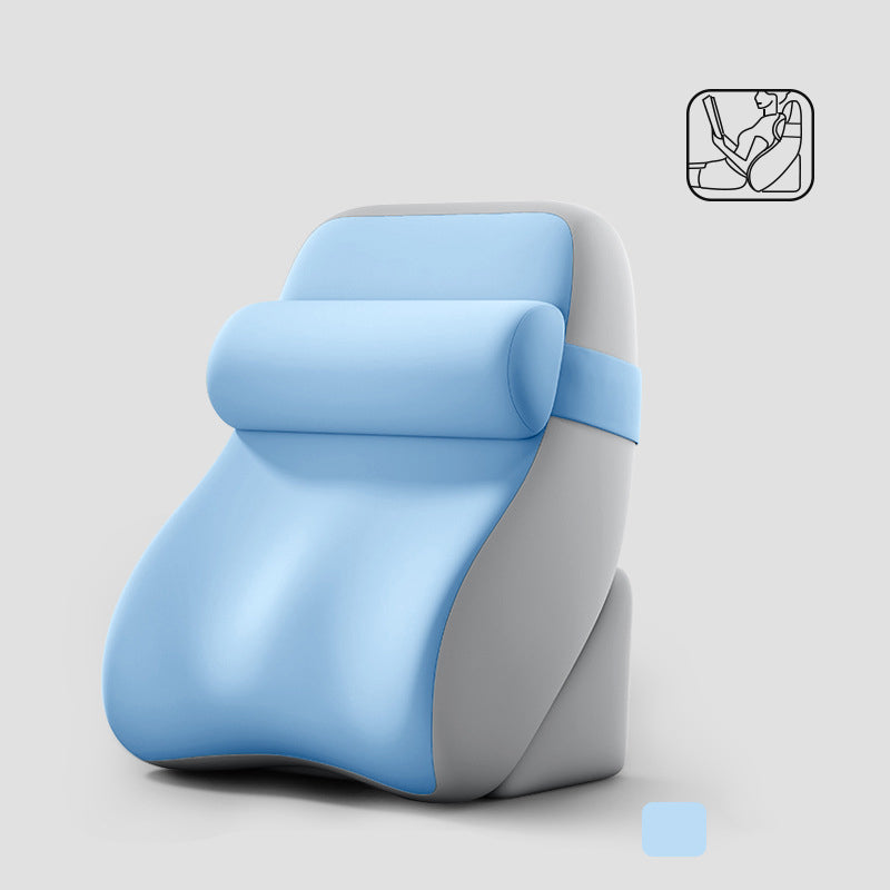 Large eprolo memory foam reading pillow with adjustable backrest for gaming, TV, work, and relaxation on bed.