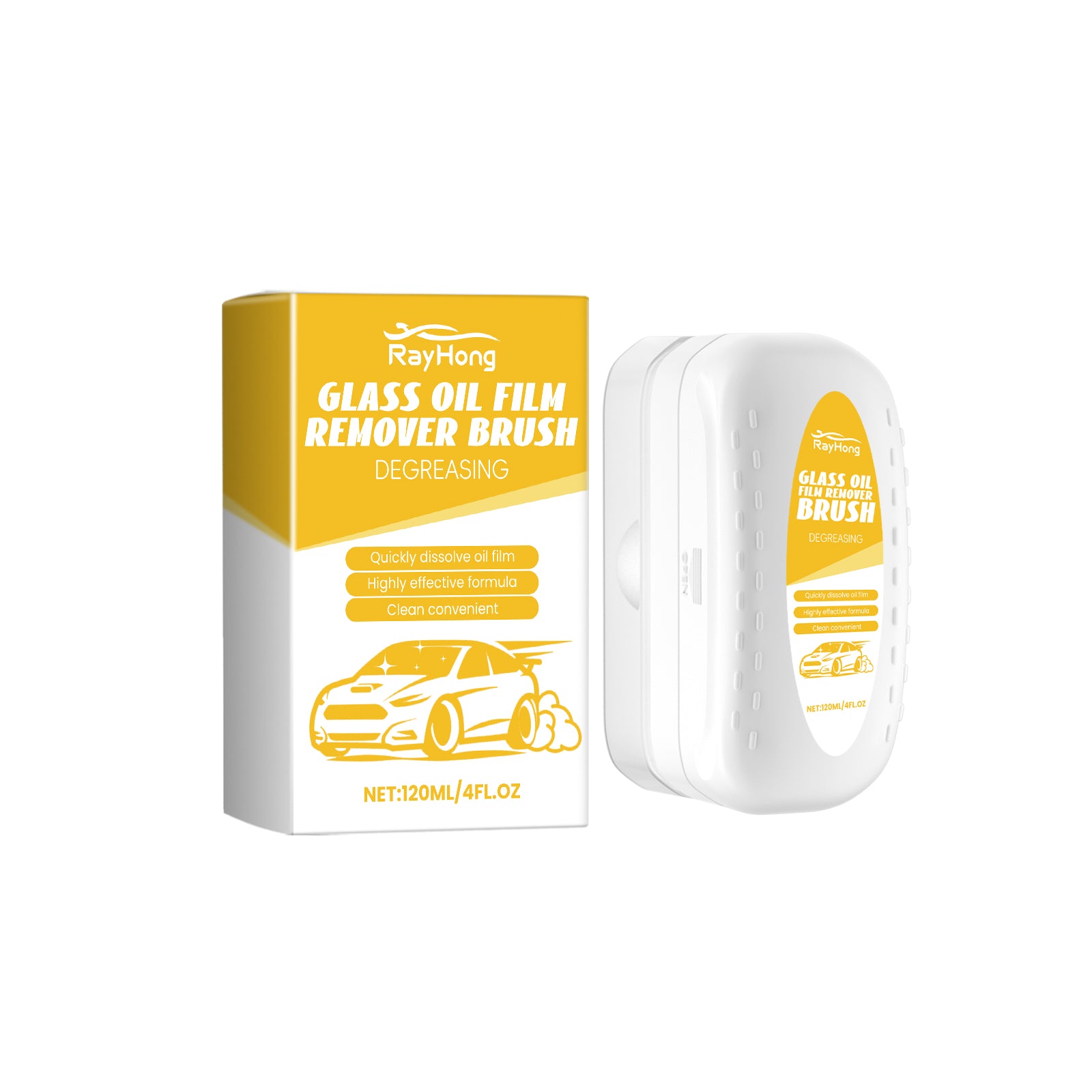 eprolo car glass cleaning brush with waterproof handle, ideal for removing oil stains and dirt from car windows and rain droplets