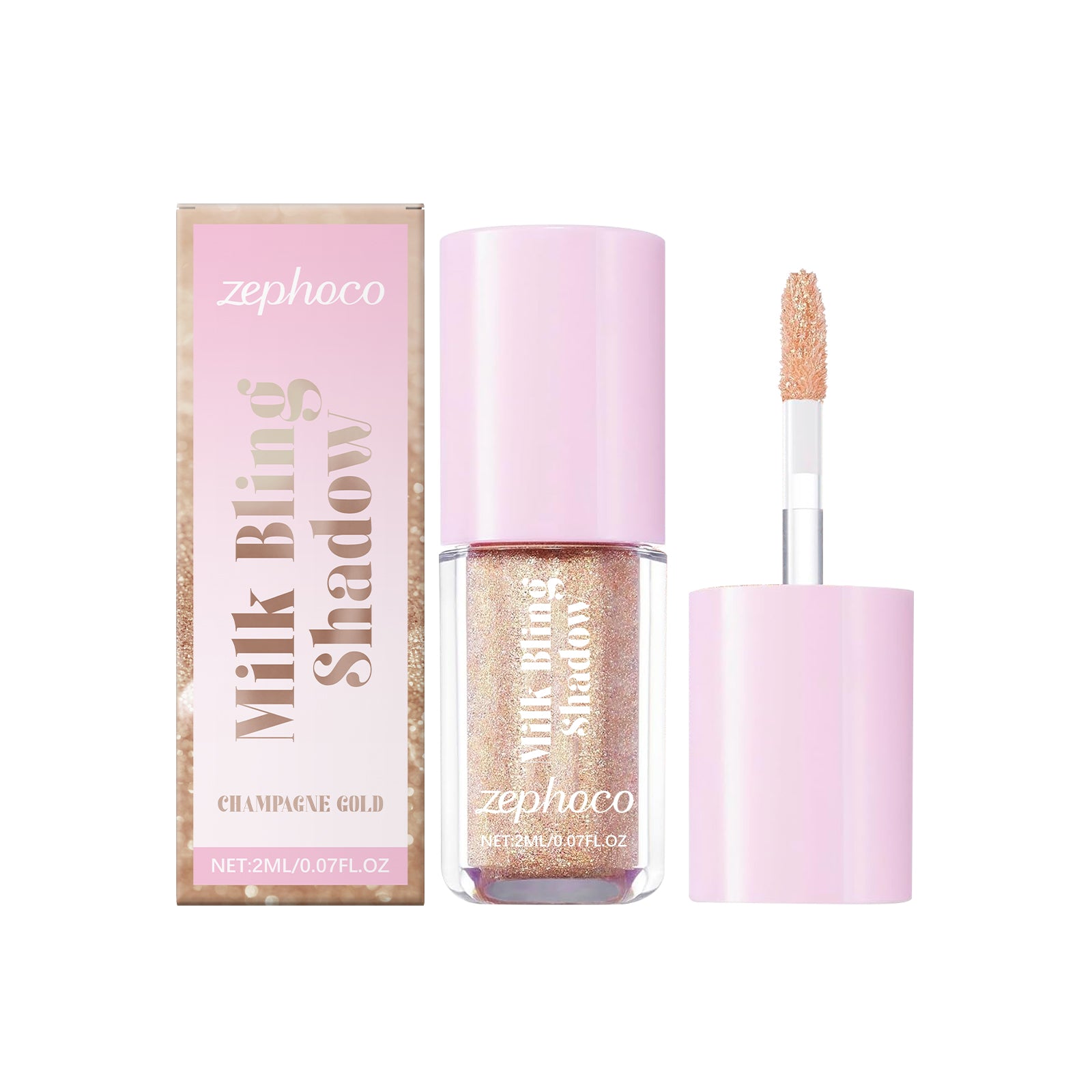 eprolo Zephoco Color Pearl Liquid Eyeshadow in natural high light shade, long-lasting party makeup eye color with shimmering finish