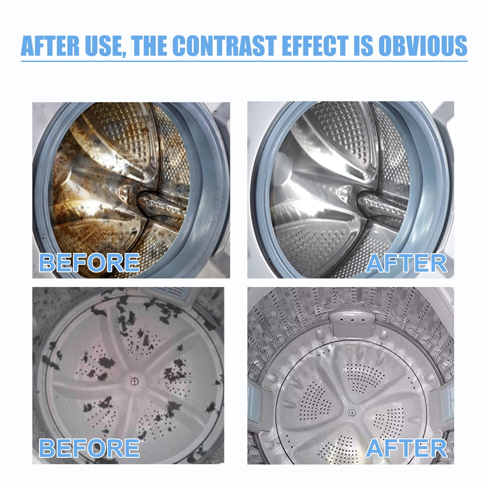 eprolo washing machine cleaning tablets for automatic drum cleaning, dirt and odor removal, and freshening laundry appliances