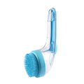 Eprolo long-handled shower brush with hair comb and massage head for scalp cleansing and hair care.
