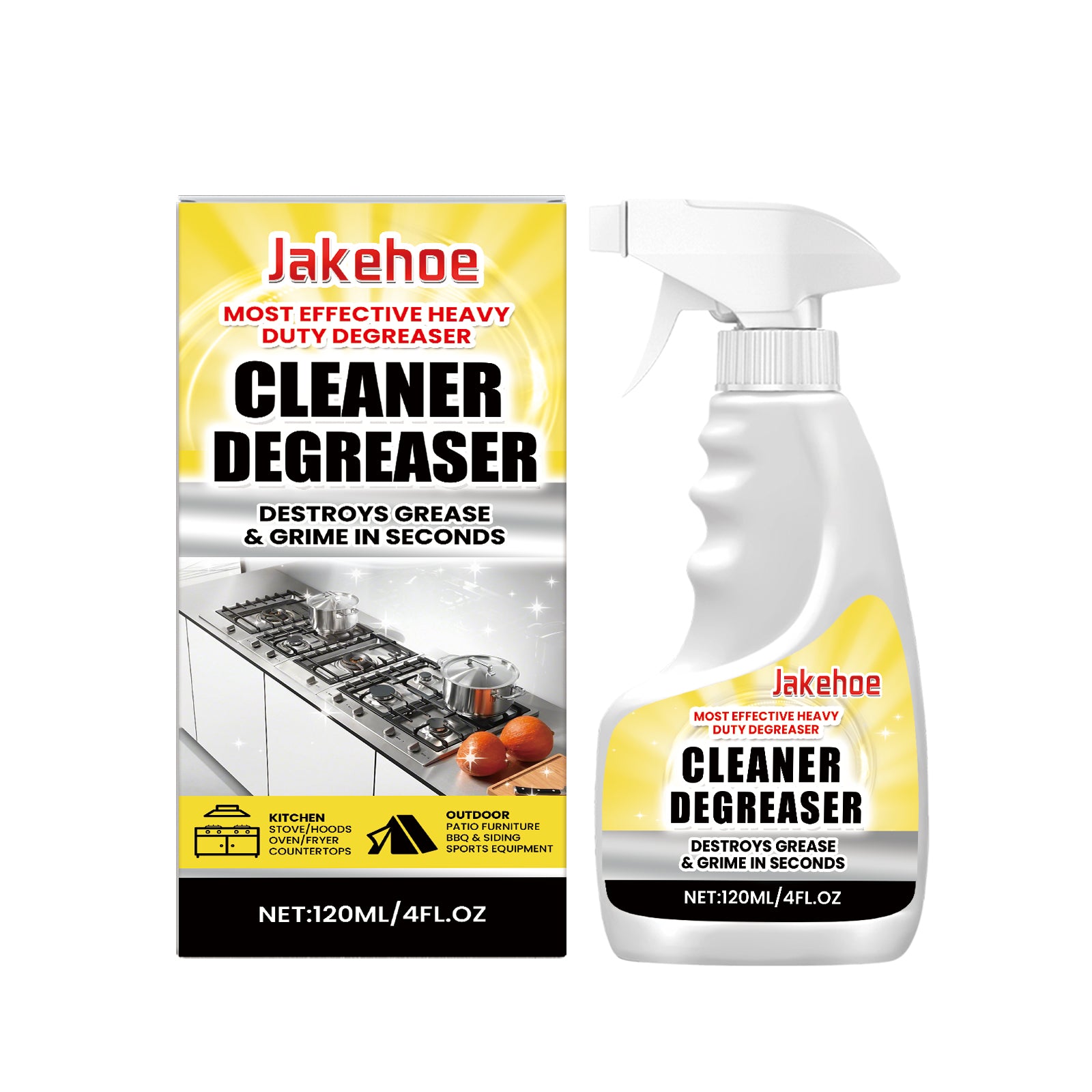 Eprolo multi-purpose oil cleaning detergent for household and outdoor use, gentle decontamination and cleaning of oily surfaces.