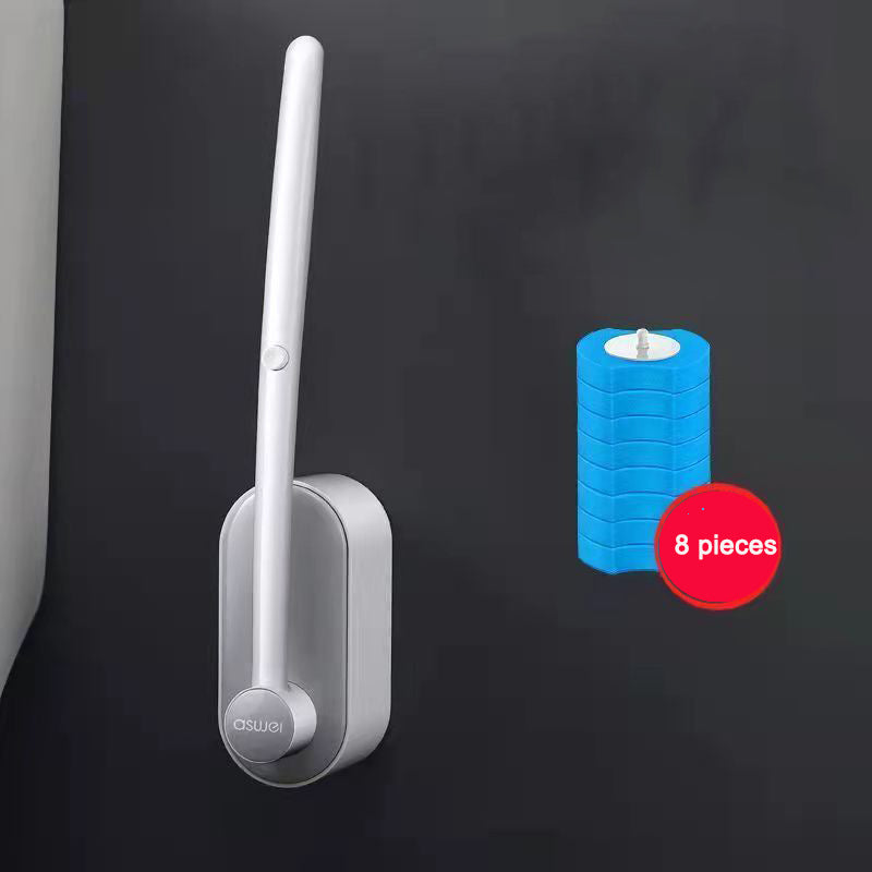 Eprolo household toilet brush with no dead corners, featuring a sturdy handle and ergonomic design for thorough cleaning.