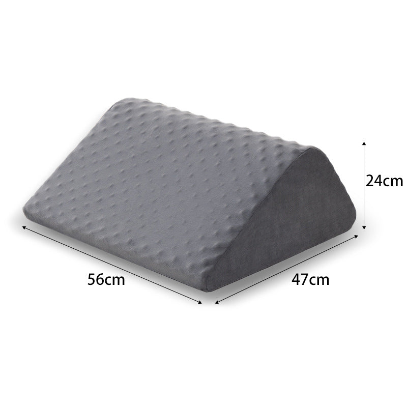 eprolo foam wedge pillow set for leg elevation and back support, ideal for sleeping, bedridden care, and pregnancy comfort.
