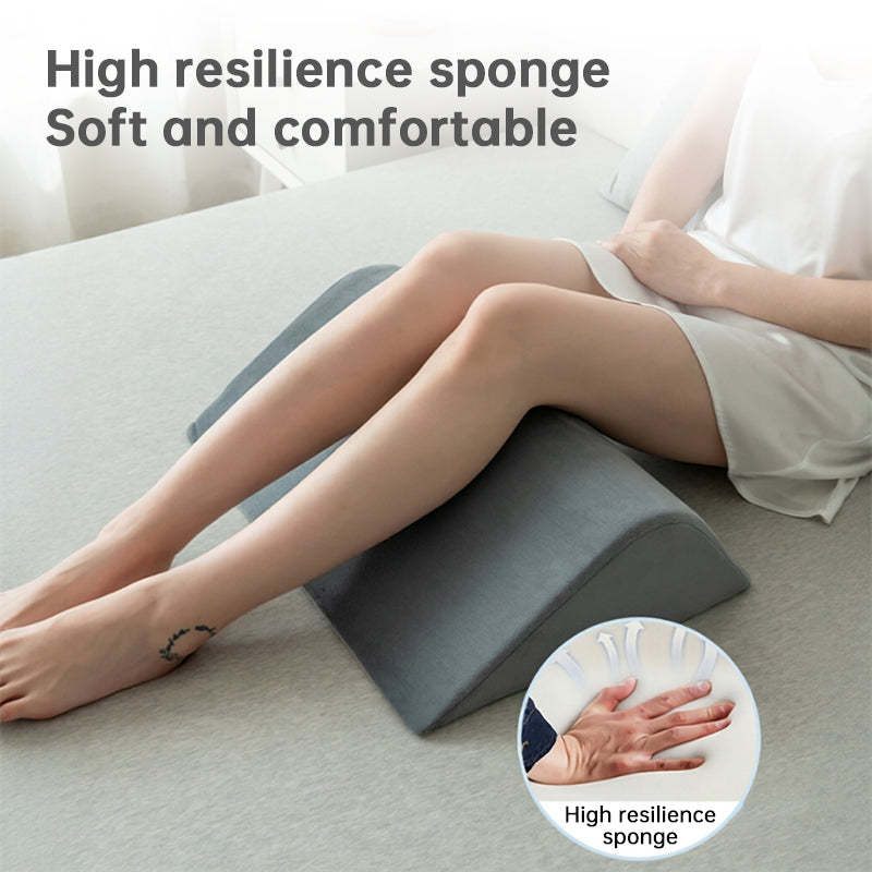 Eprolo foam wedge pillow set for leg elevation and back support, ideal for sleeping, pregnancy, or bedridden care.