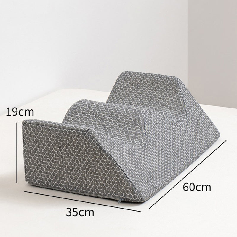 eprolo foam wedge pillow set for leg elevation and back support, ideal for sleeping, pregnancy, or bedridden care.
