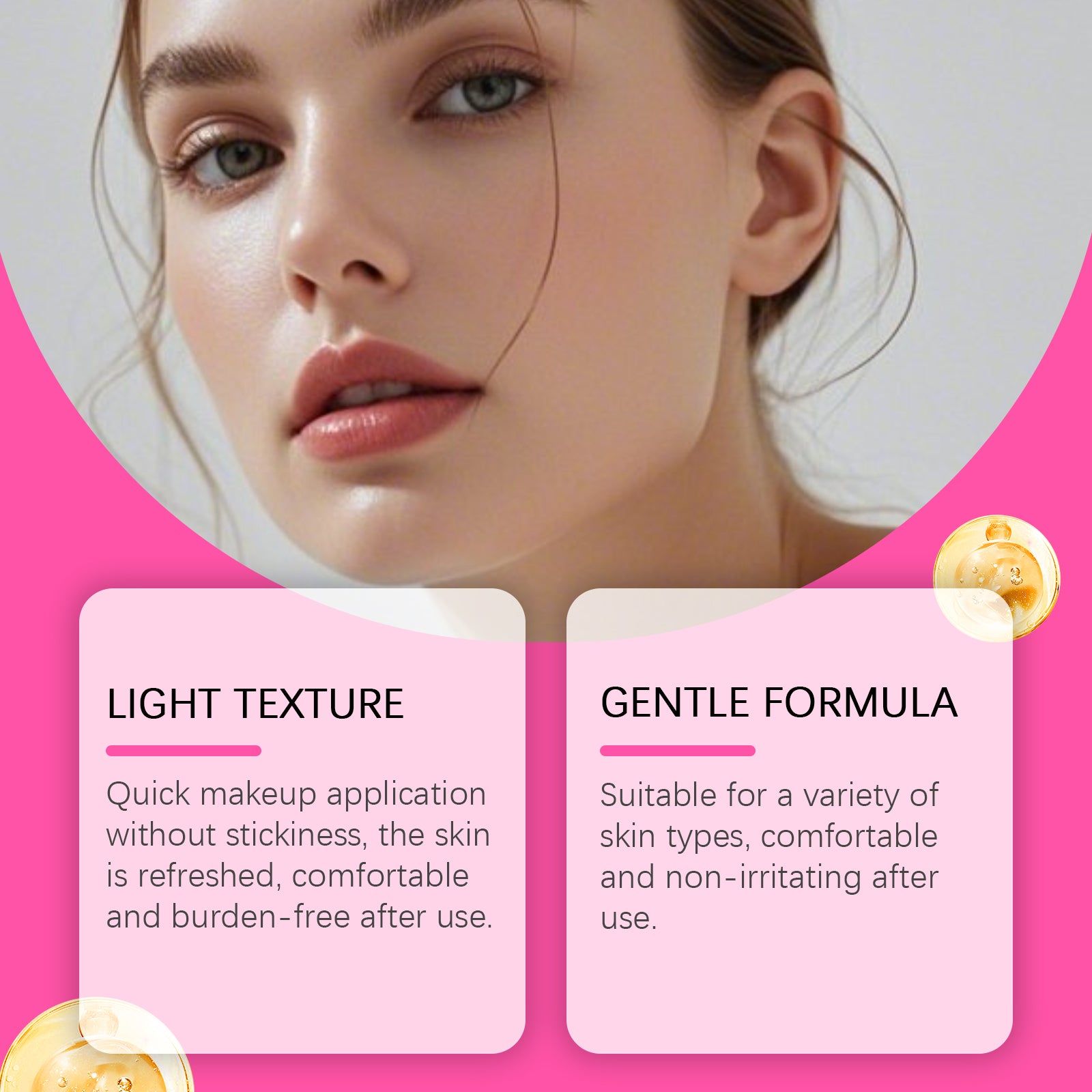 Eprolo Zephoco moisturizing foundation in light shade, concealer for oily and dry skin, smooth, hydrating skin finish