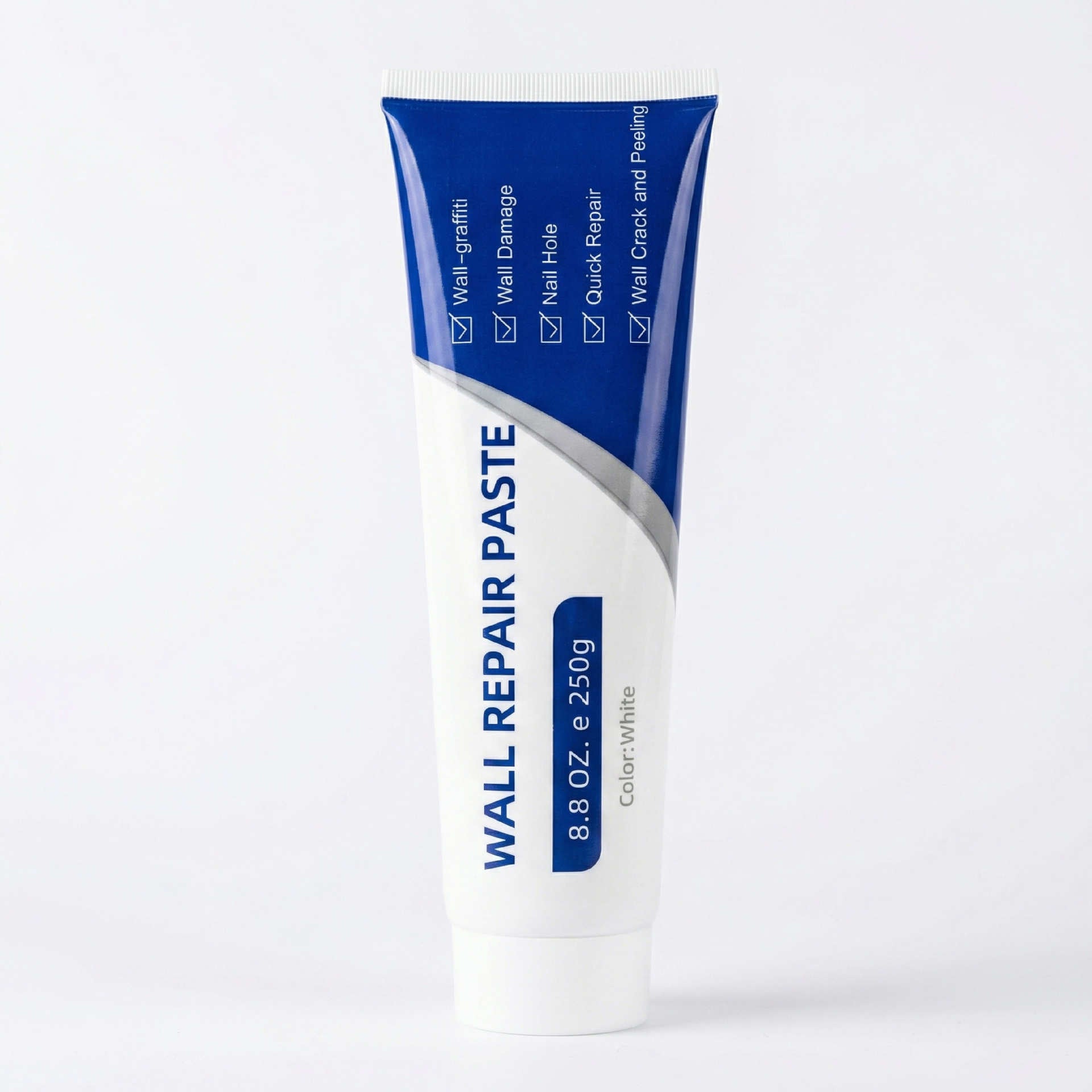 eprolo quick wall repair paste for white wall repair, showing the ready-to-use paste in a container on a white background