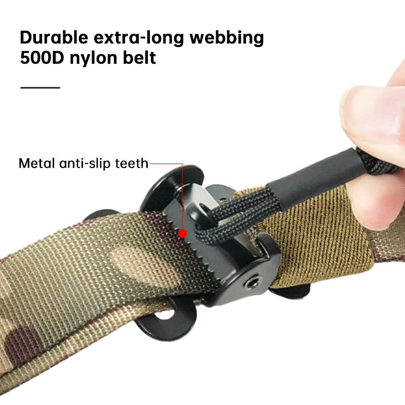 Eprolo QD Tactical rifle sling with adjustable nylon 2-point strap and quick detach buckle for M4, AK, and hunting guns