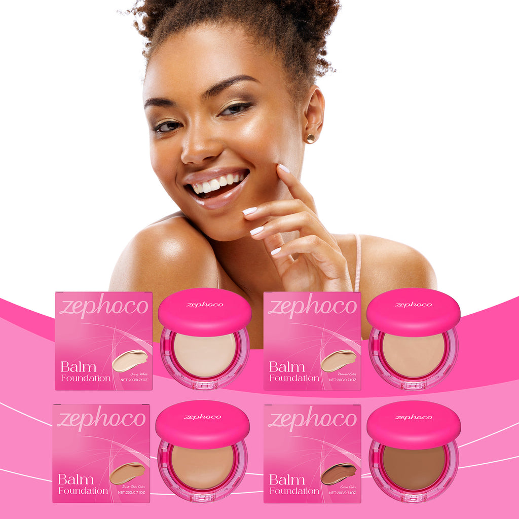 Eprolo Zephoco Moisturizing Foundation in Light shade, smooth liquid foundation for dry skin, with concealer and hydrating formula