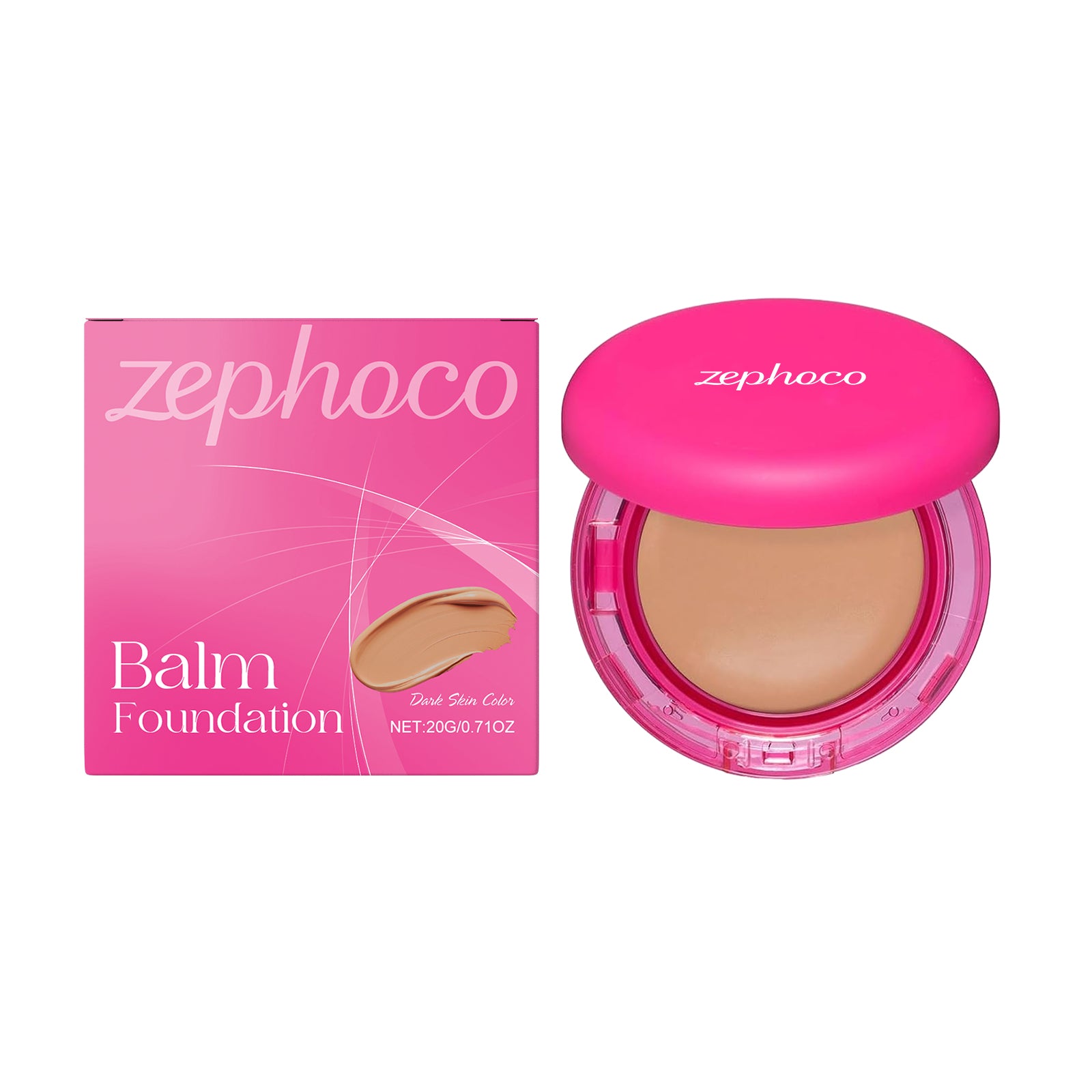 eprolo Zephoco Moisturizing Foundation in Light shade, smooth coverage for dry and oily skin, concealer and skin moisturizer.