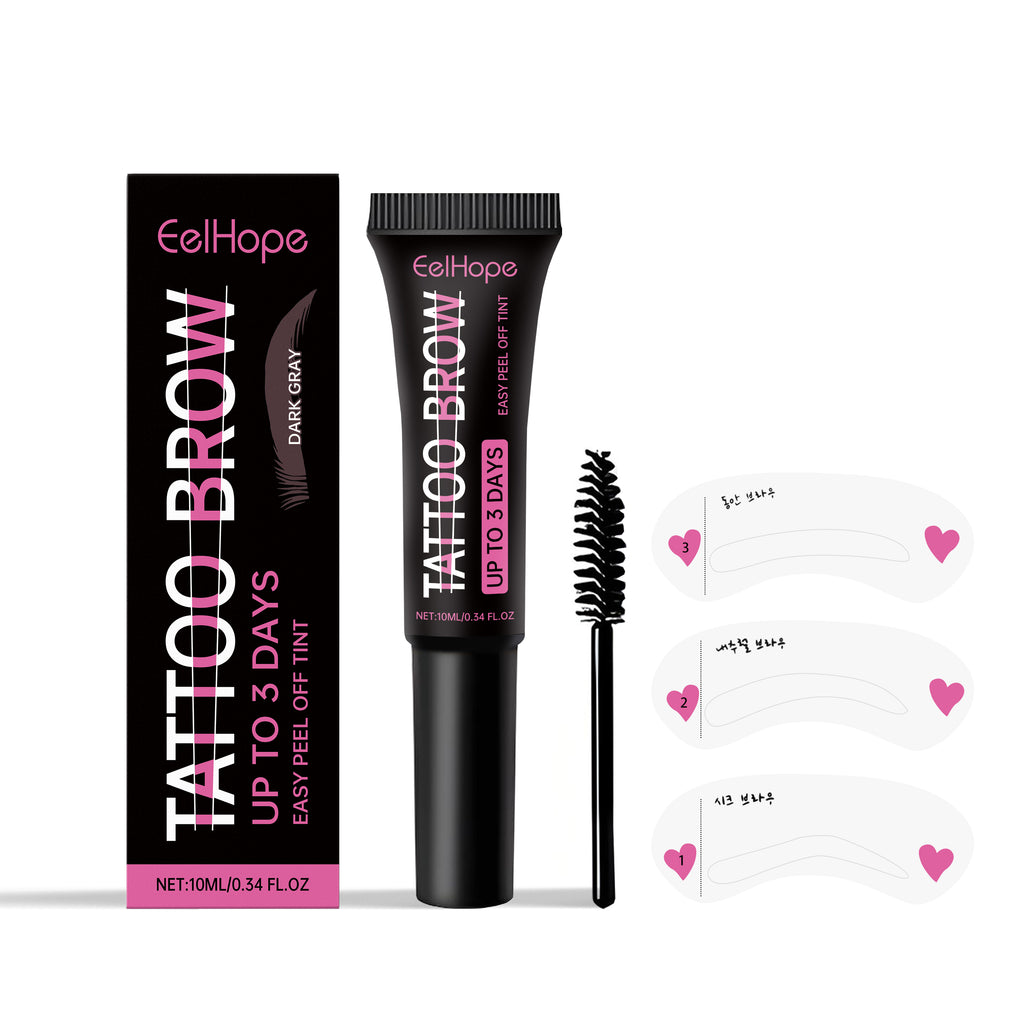Eelhope eyebrow gel by eprolo, moisturizing and nourishing eyebrow care product with natural color, shown in the image.