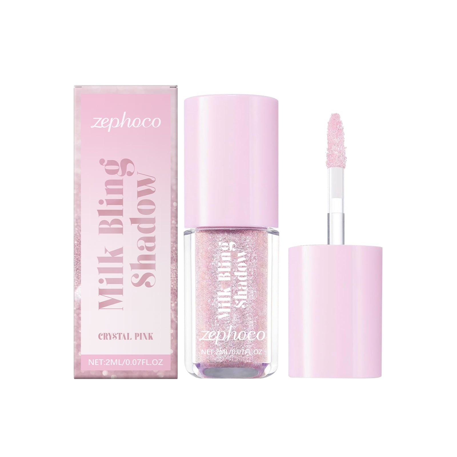 Eprolo Zephoco Color Pearl Liquid Eyeshadow in natural high light shade, long-lasting and suitable for party makeup application.