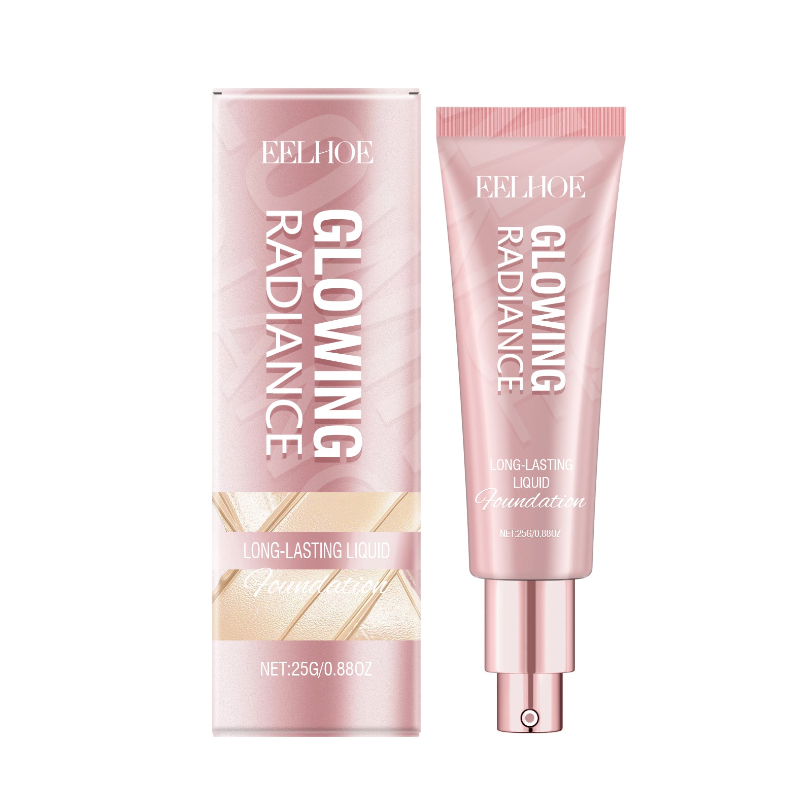 eprolo EELHOE lightweight liquid foundation with vitamin E, featuring oil control formula and smooth skin finish.