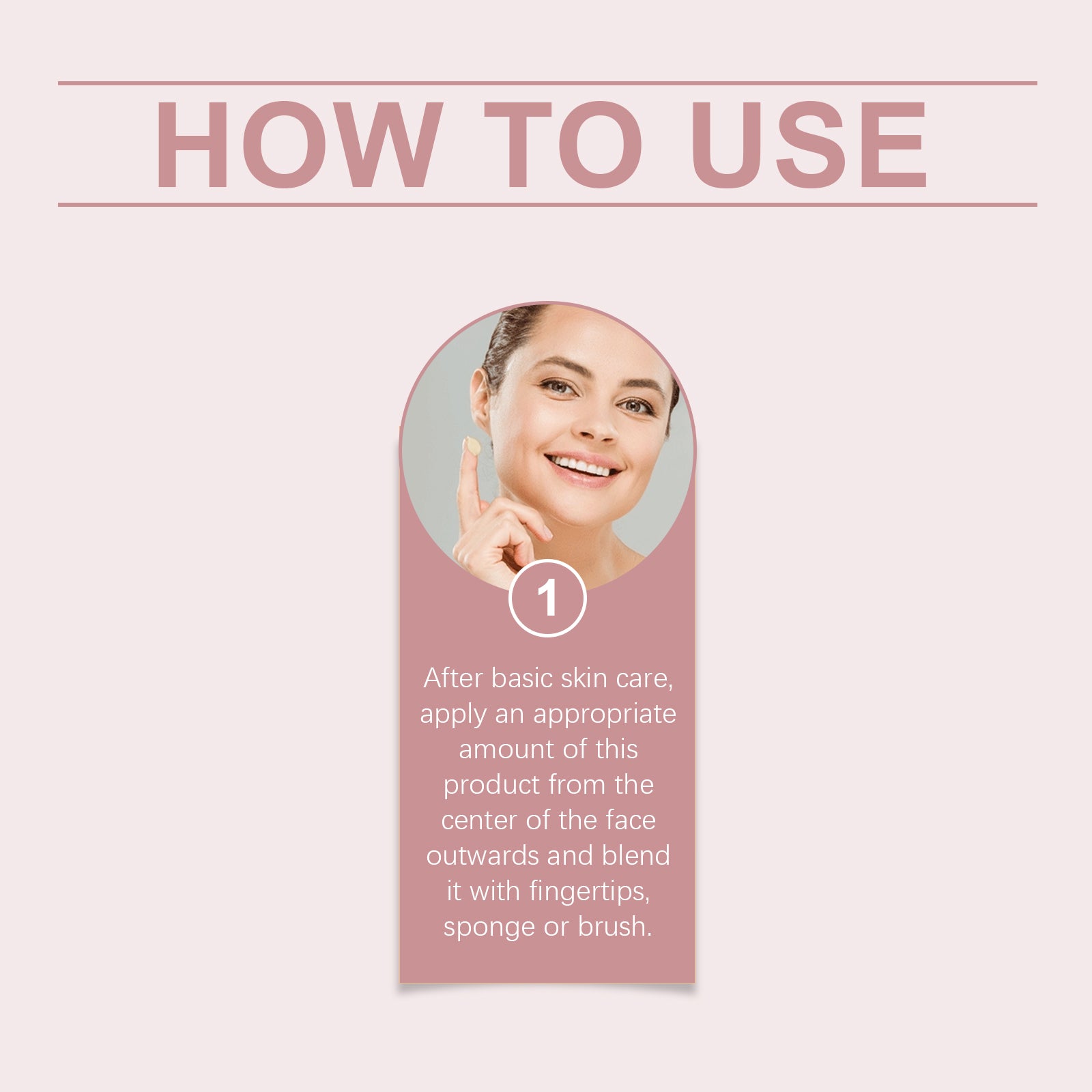 eprolo EELHOE lightweight liquid foundation with vitamin E and oil control formula, showing the smooth, beige liquid product in a bottle