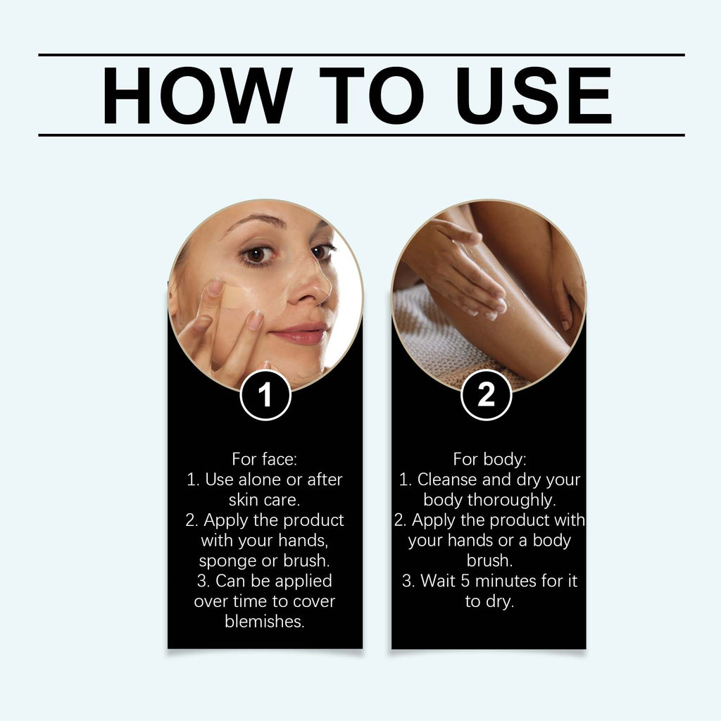 Zephoco medium skin long-lasting concealer by eprolo, moisturizing matte finish for dry and oily skin, with light, clear coverage.