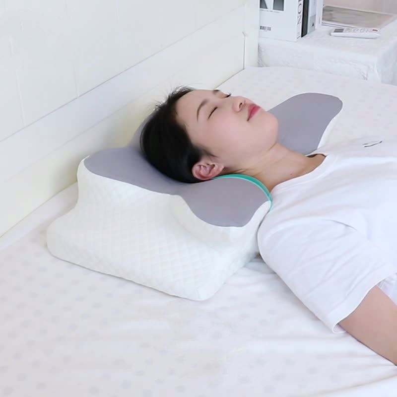 Eprolo ergonomic cervical pillow with contour design, memory foam for neck support and pain relief, odorless orthopedic sleep pillow