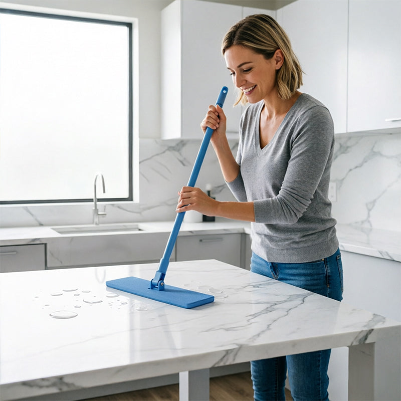 eprolo compatible floor cleaner for OneUp 5000 and 3000 series, showing a clean, well-maintained floor with cleaning equipment