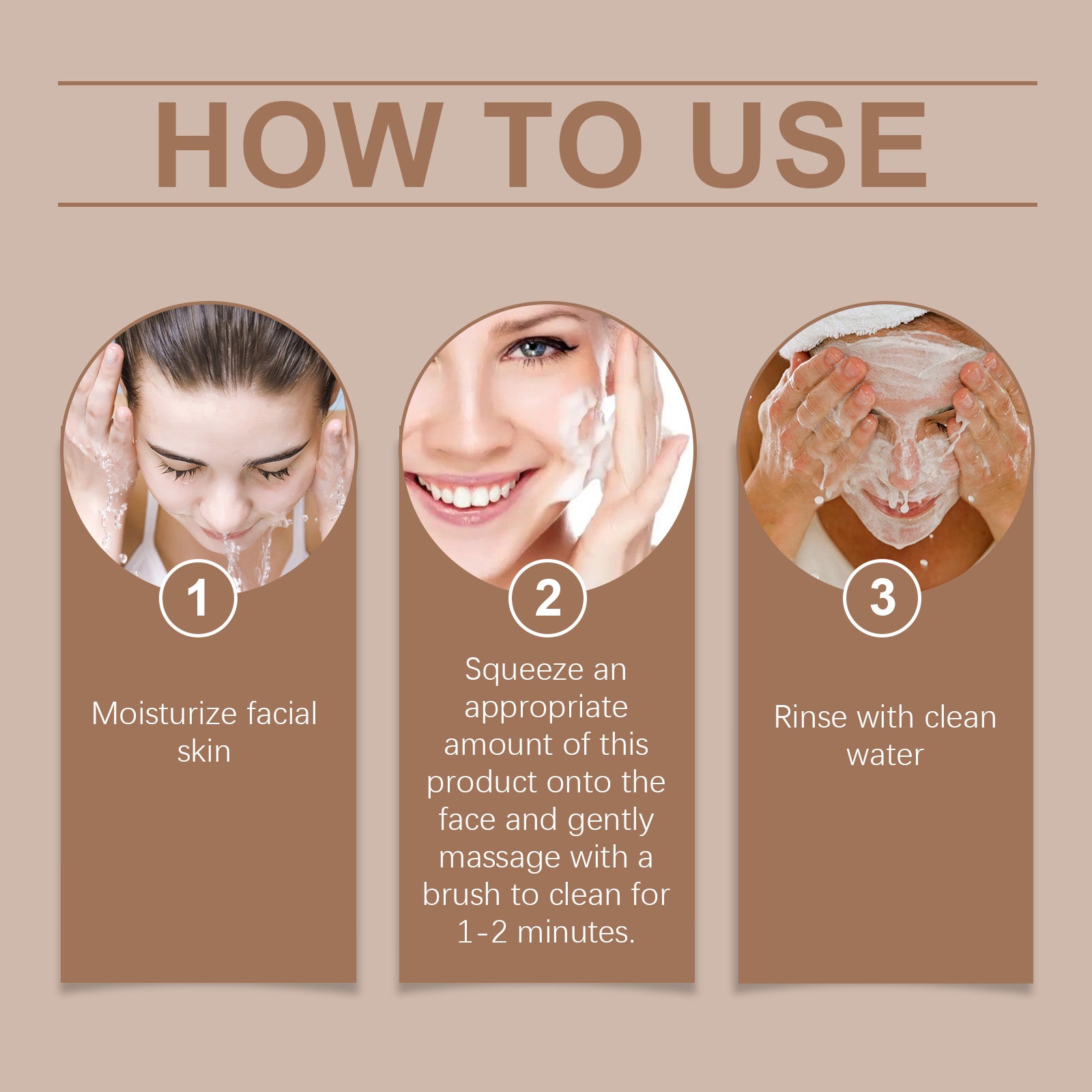 Eprolo West&Month Coconut Foam Cleanser with gentle, refreshing formula for deep pore cleansing and moisturization.