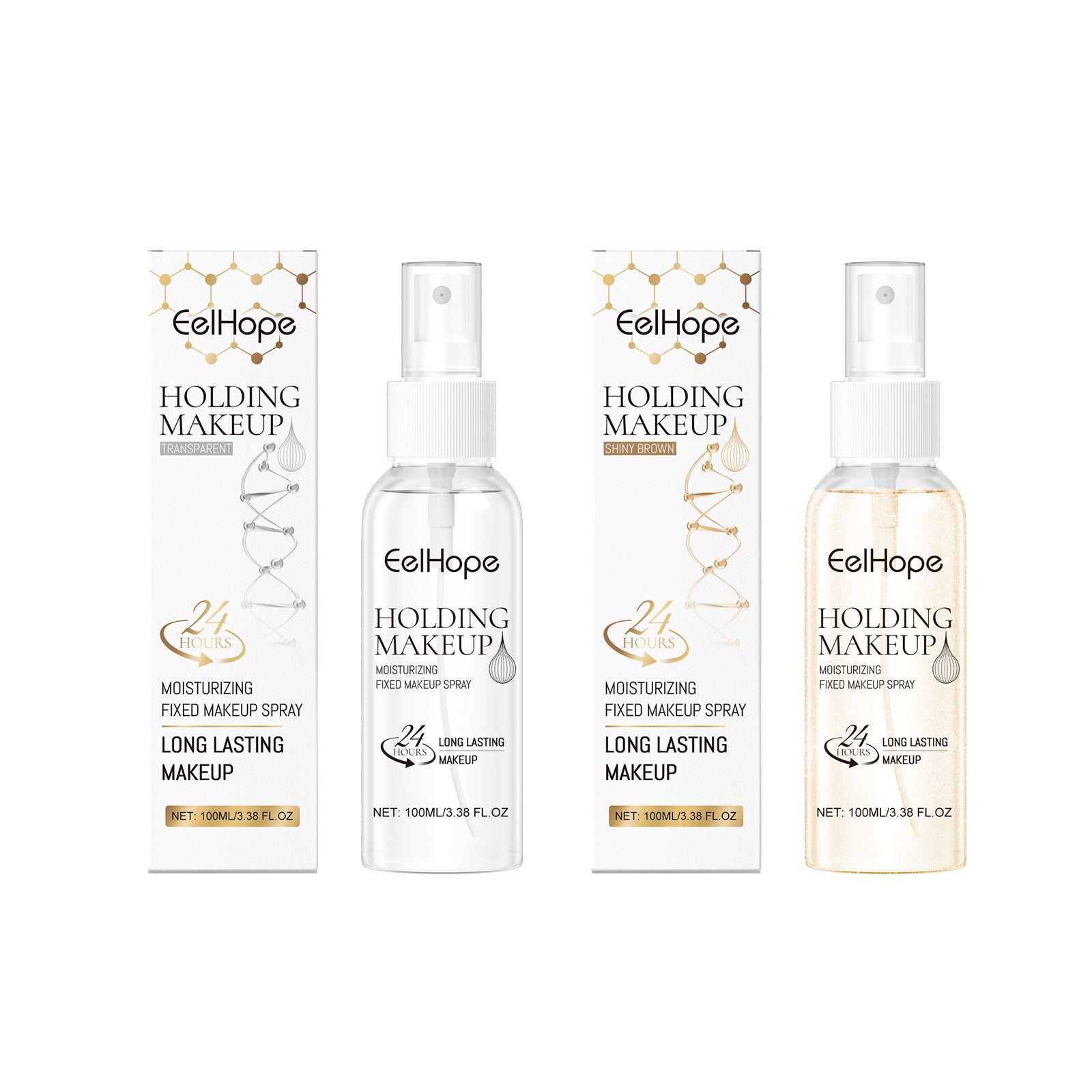 Eelhope setting spray by eprolo misting a clear, hydrating, long-lasting makeup setting spray with a refreshing finish.