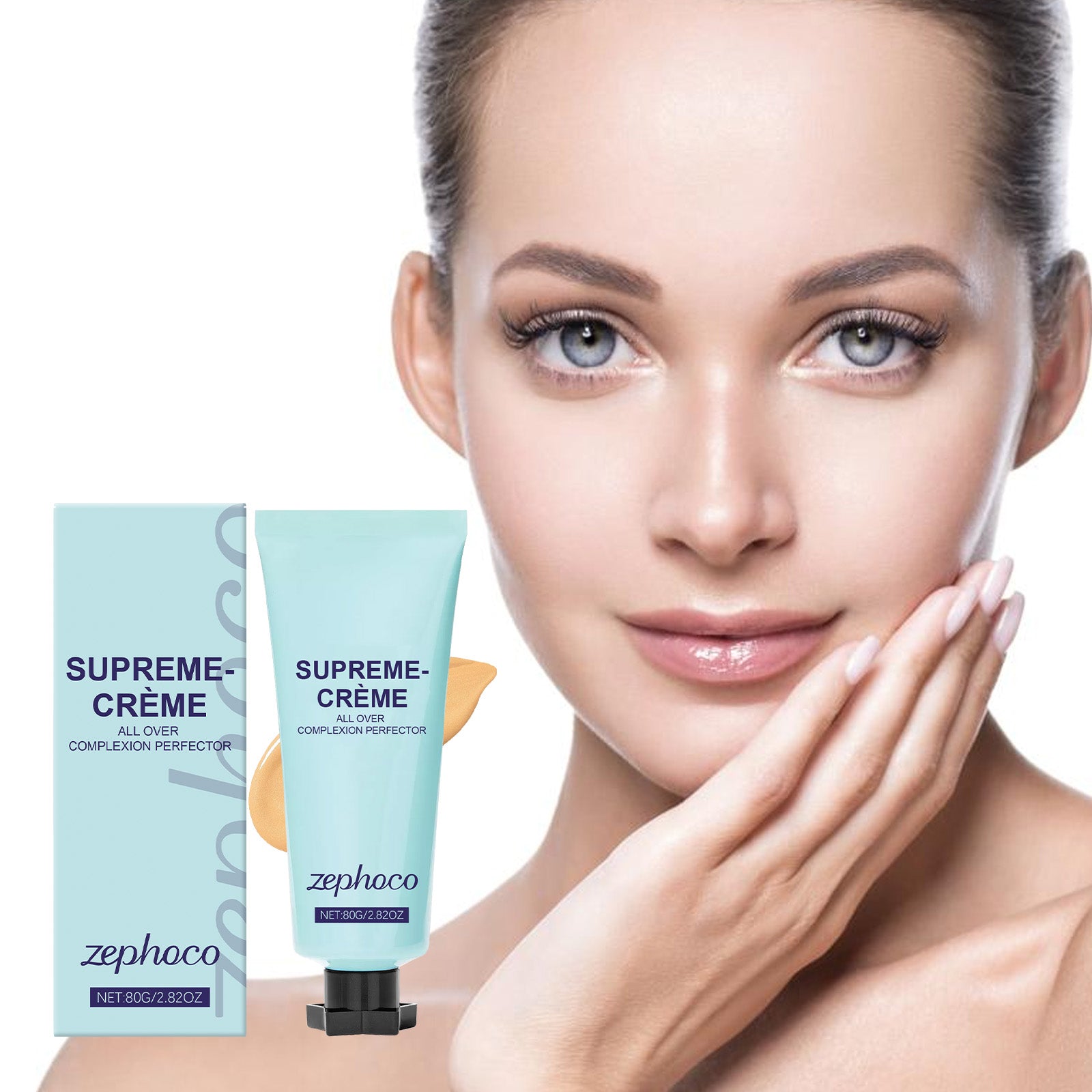 Eprolo Zephoco Ivory Long Lasting Concealer with moisturizing and brightening formula for oil and dry skin, visible in the image.