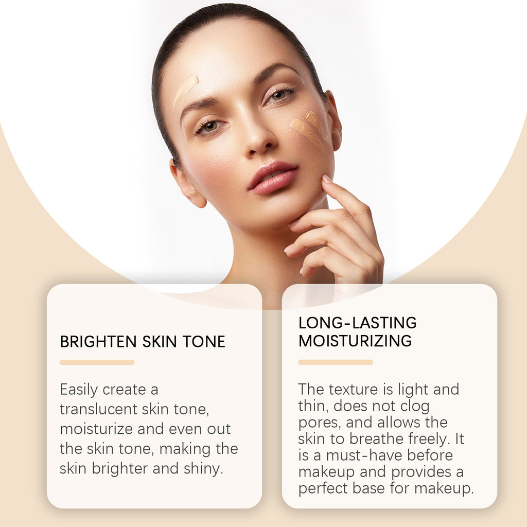 Eelhope Face CC Cream by eprolo, natural concealer and moisturizer with brightening and outdoor protective properties.