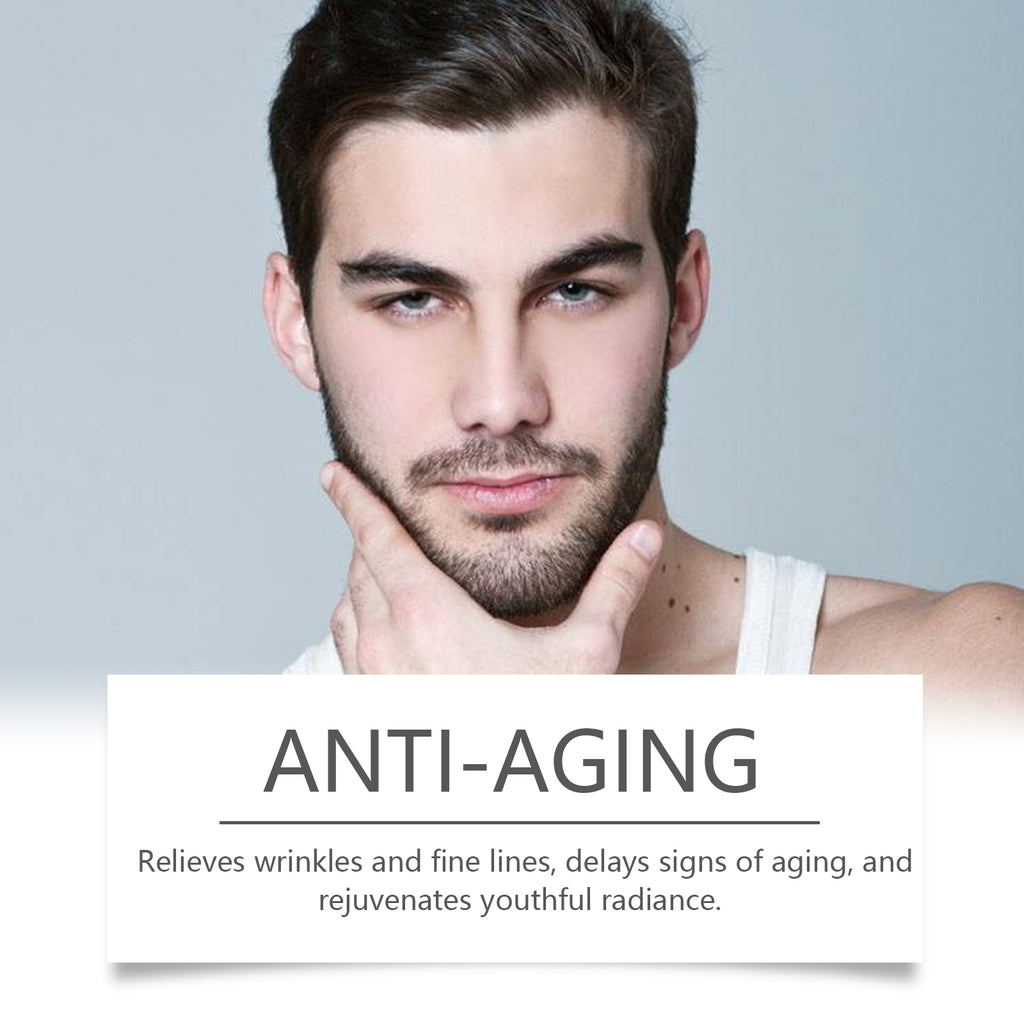 East Moon men's anti-aging moisturizing cream from eprolo, shown in a jar, deeply hydrates, nourishes, firms, and softens skin.