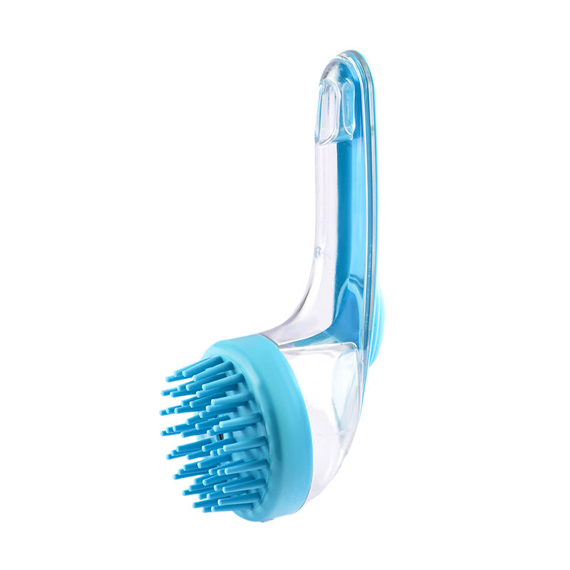 Eprolo long-handled shower brush with hair comb and scalp massage features, designed for head cleaning and hair care.