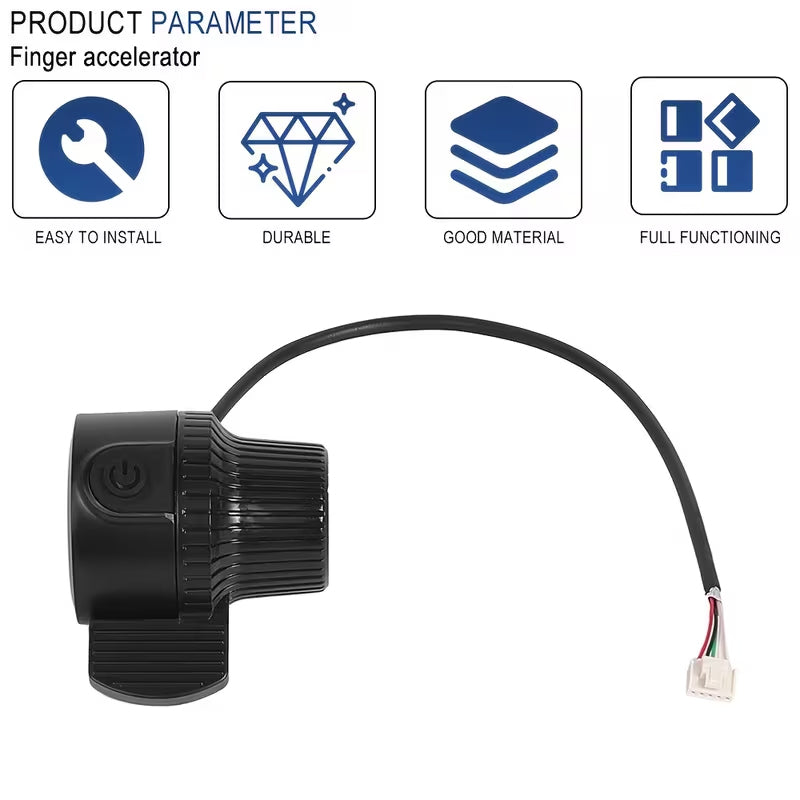 Eprolo compatible KuKirin G2 throttle for e-scooter, thumb accelerator with smooth steady control and durable OEM design.