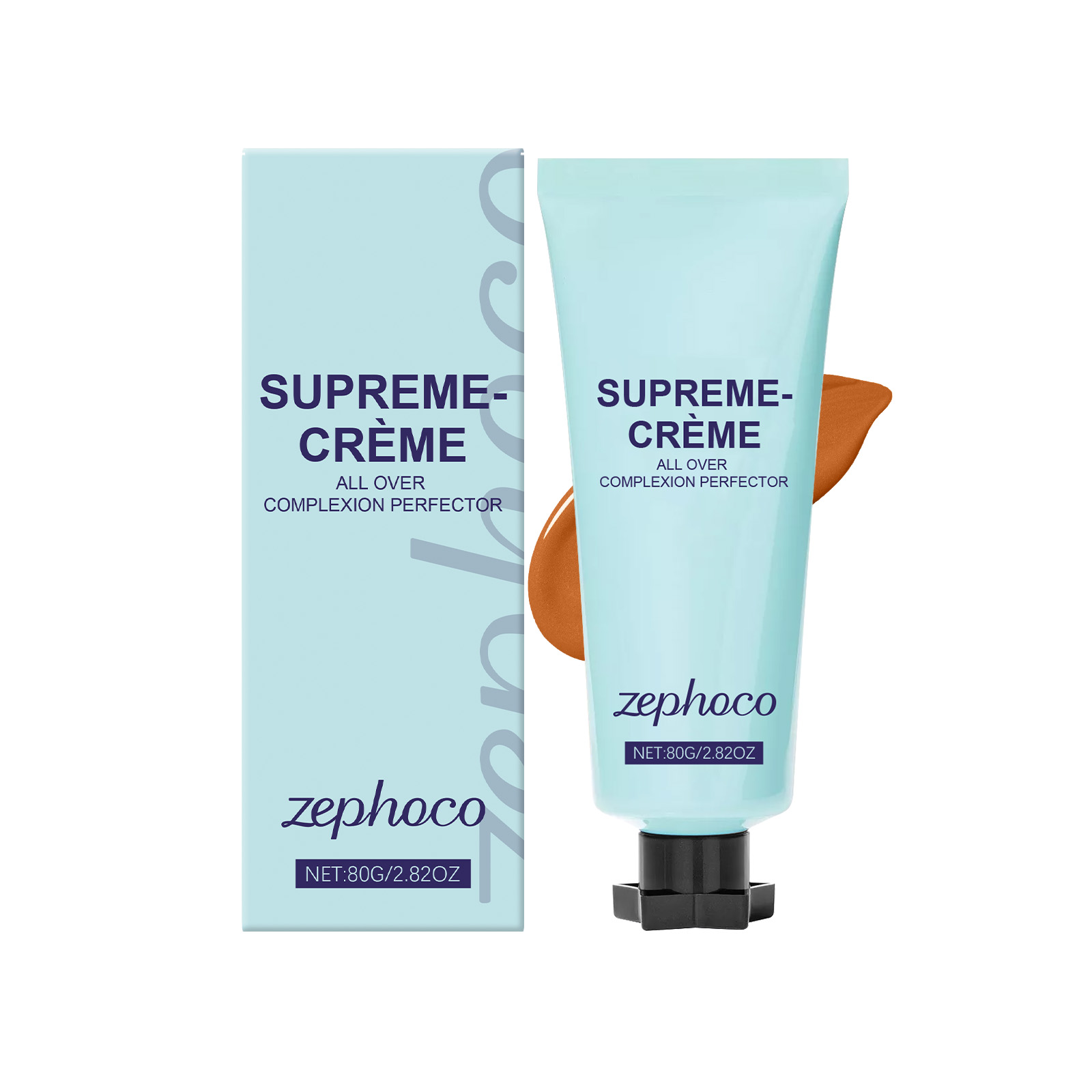 eprolo Zephoco long-duration concealer for dark skin with sheer matte finish, natural coverage, anti-rub, daily makeup product