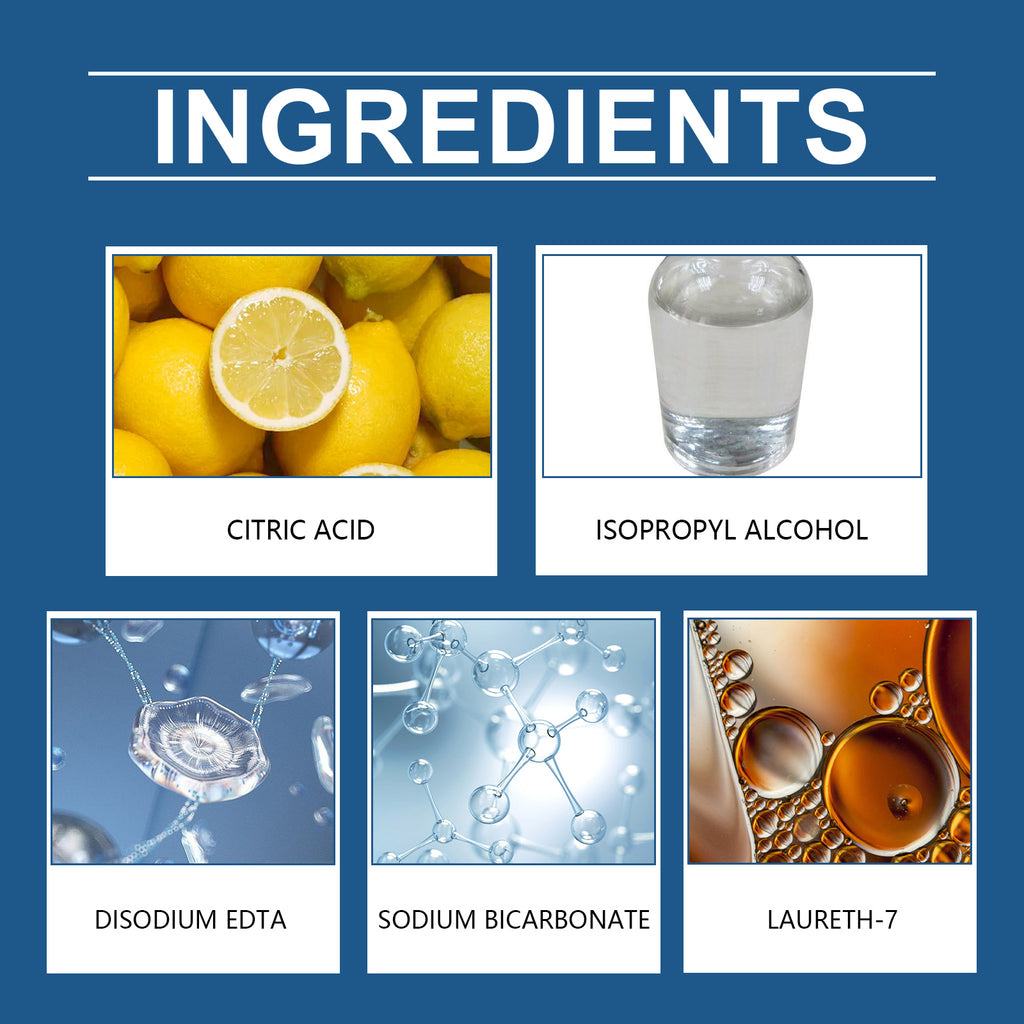 Eprolo jewelry cleaning effervescent tablet dissolving in water, used for cleaning rings and bracelets for jewelry care.