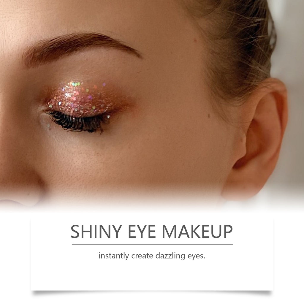 Zephoco eprolo Color Pearl Liquid Eyeshadow with natural shimmer, long-lasting high light for party makeup, close-up of eyeshadow swatch.