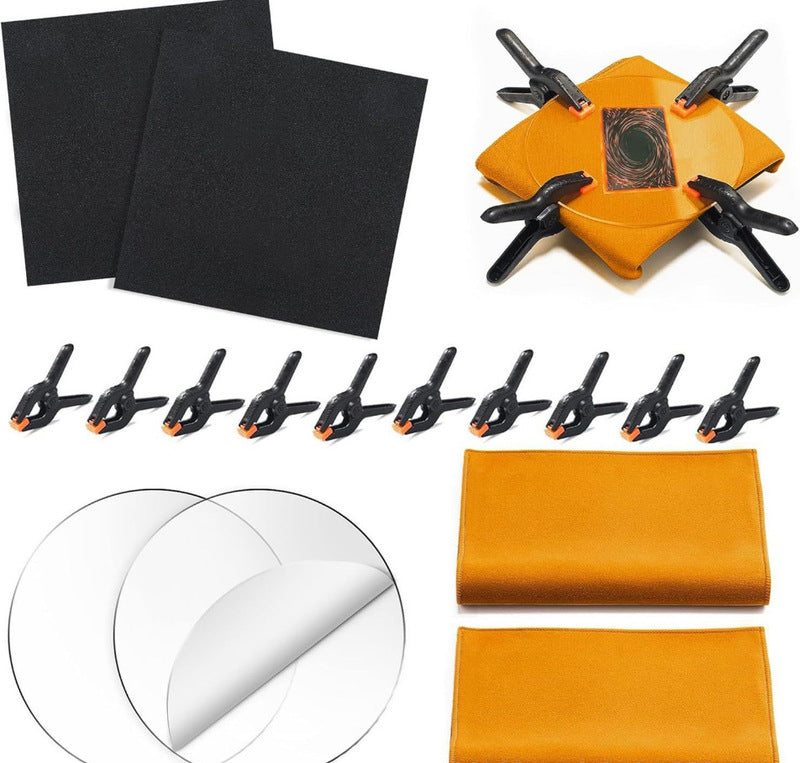 eprolo acrylic card flattener kit with precision tools for straightening warped or bent trading cards, essential card protection accessories