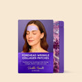 Maree anti-wrinkle forehead patches on a card, designed to reduce forehead wrinkles and fine lines.