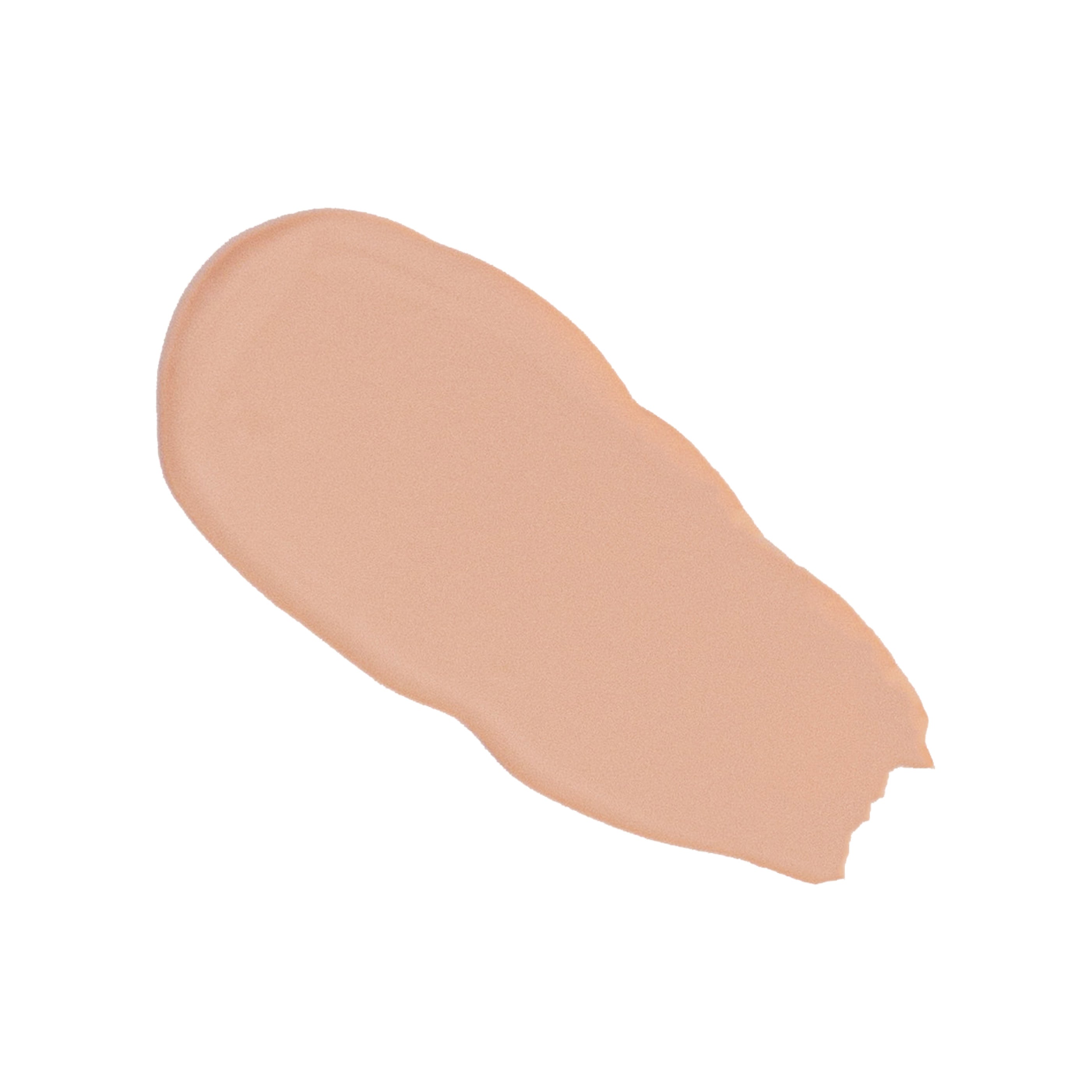 YENSA Super Serum Silk Foundation swatch in light neutral shade, showcasing a natural, radiant finish for glowing skin.