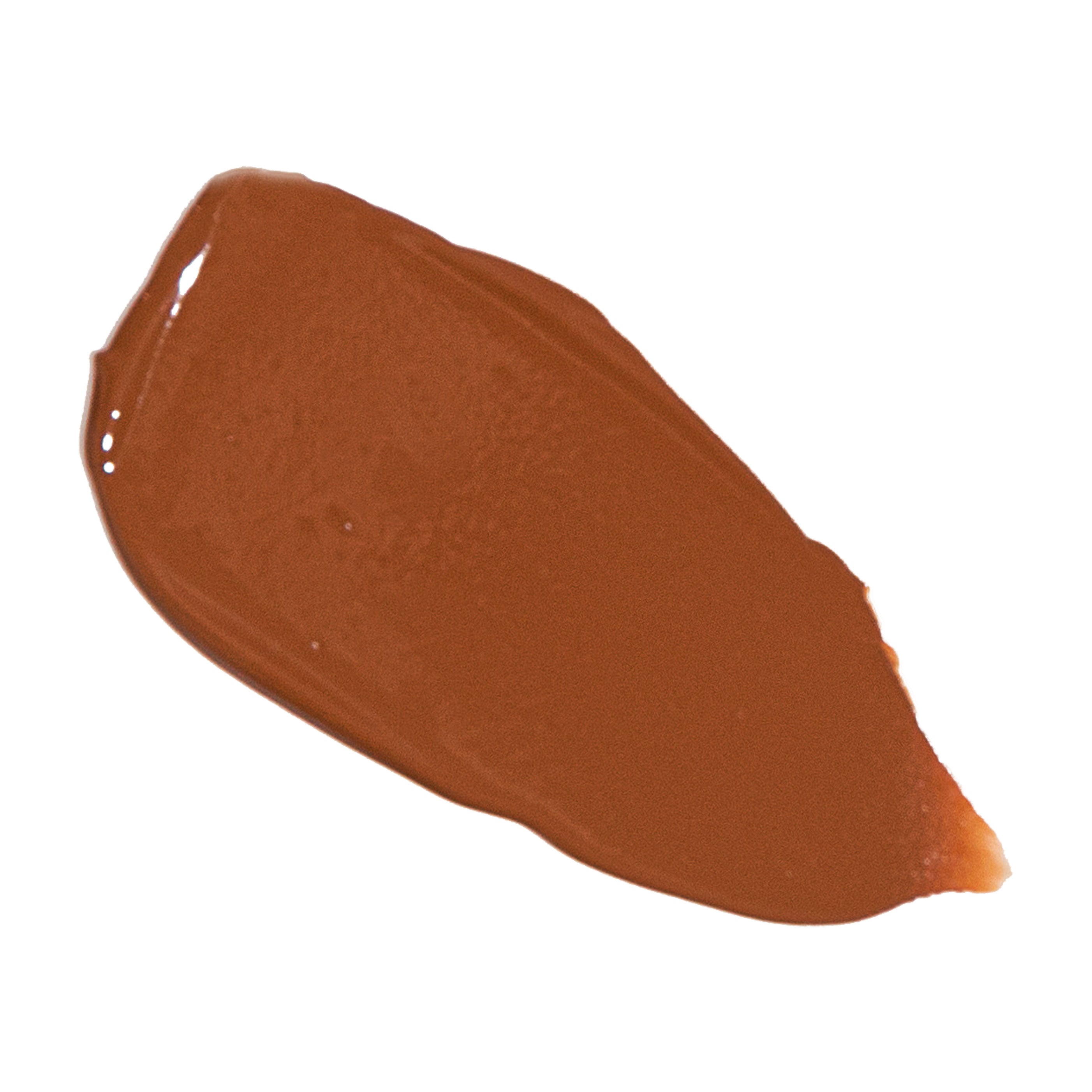 YENSA Super Serum Silk foundation swatch in Deep Golden, showing smooth, hydrating formula for radiant, glowing skin.
