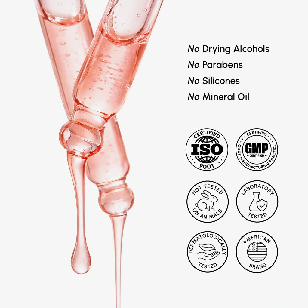 Maree Firming & Renewing PDRN Serum in a clear glass bottle, featuring a dropper for skincare application.