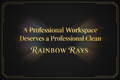 Professional workspace with clean desks and organized surfaces after Rainbow Rae A Luxe Supply Co's Office Standard Clean service.