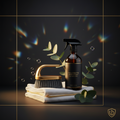 Rainbow Rae A Luxe Supply Co Deep Clean Package for residential cleaning, showing a spotless, freshly cleaned home interior.